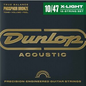 Dunlop DAP1047J Set de corzi pentru chitară acustică imagine