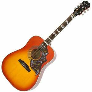 Epiphone Hummingbird Studio Faded Cherry Chitară electro-acustică Dreadnought imagine