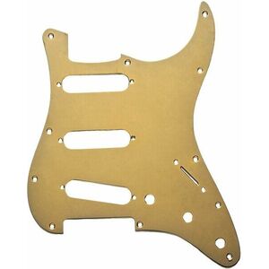 Fender Stratocaster PKRD Gold Andonized Pickguard imagine