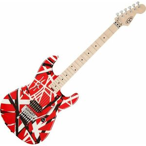 EVH Stripe Series Red with Black Stripes Chitară electrică imagine