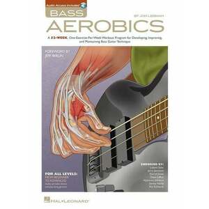 Hal Leonard Bass Aerobics Book with Audio Online Note imagine