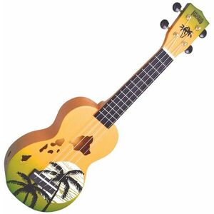 Mahalo Hawaii Hawaii Green Burst Ukulele soprano imagine