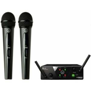 AKG WMS40 Mini Dual Vocal Set fără fir US25A: 537.500MHz + US25C: 539.300MHz imagine