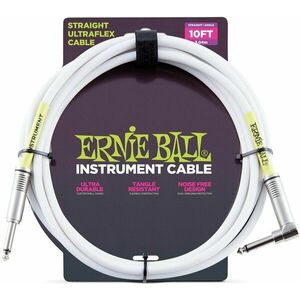 Ernie Ball P06049 3 m Drept - Oblic Cablu de instrument imagine