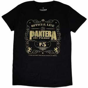 Pantera Tricou 101 Proof Unisex Black XL imagine