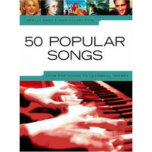 Music Sales Really Easy Piano: 50 Popular Songs Note imagine