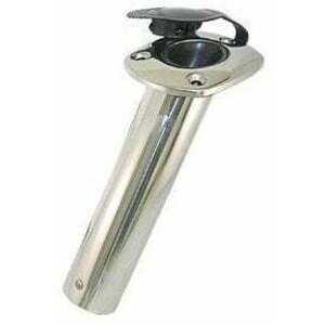 Lindemann Rod Holder Stainless Steel 60° 38 mm + cap imagine