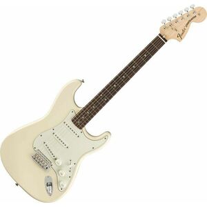 Fender Albert Hammond JR Stratocaster MN Olympic White Chitară electrică imagine