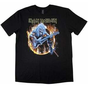 Iron Maiden Tricou Fear Live Flames Unisex Black M imagine