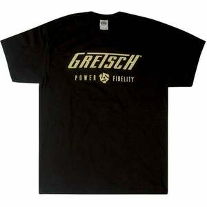 Gretsch Tricou Power & Fidelity Logo Black XL imagine