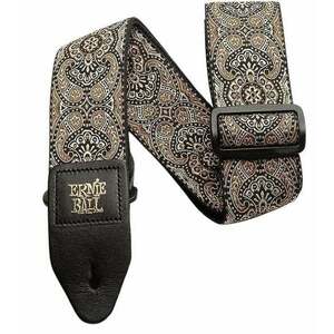 Ernie Ball Classic Jacquard Curea de chitară Gold & Black Paisley imagine