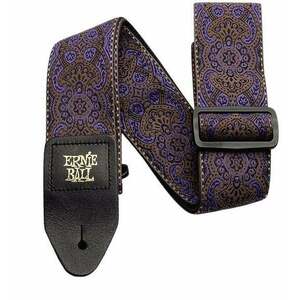 Ernie Ball Classic Jacquard Curea de chitară Purple Paisley imagine