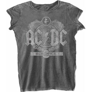 AC/DC Tricou Black Ice Womens Gri cărbune M imagine