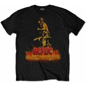 AC/DC Tricou Bonfire Unisex Black L imagine