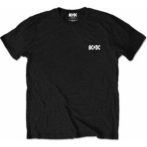 AC/DC Tricou Black Ice (Back Print) Unisex Black M imagine