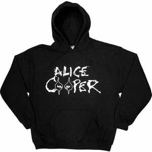 Alice Cooper Hoodie Eyes Logo Black L imagine