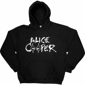 Alice Cooper Hoodie Eyes Logo Black S imagine