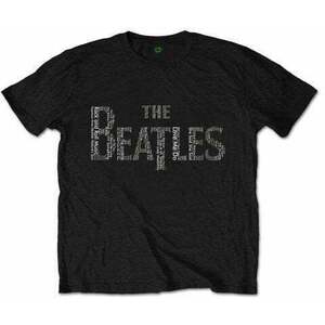 The Beatles Tricou Drop T Songs Unisex Black M imagine