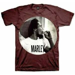 Bob Marley Tricou Smokin Circle Unisex Brown L imagine