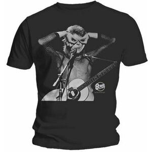 David Bowie Tricou Acoustics Unisex Black XL imagine