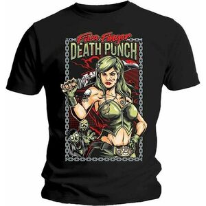 Five Finger Death Punch Tricou Assassin Unisex Black M imagine