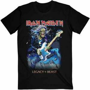 Iron Maiden Tricou Eddie on Bass Unisex Black M imagine