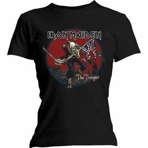 Iron Maiden Tricou Trooper Red Sky Womens Black M imagine