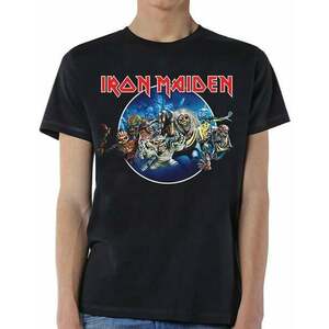 Iron Maiden Tricou Wasted Years Circle Unisex Black XL imagine