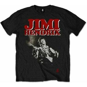 Jimi Hendrix Tricou Block Logo Unisex Black L imagine