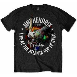 Jimi Hendrix Tricou Atlanta Pop Festival 1970 Unisex Black 2XL imagine