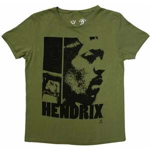 Jimi Hendrix Tricou Let Me Live Womens Verde Khaki L imagine