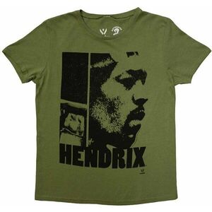 Jimi Hendrix Tricou Let Me Live Womens Verde Khaki S imagine