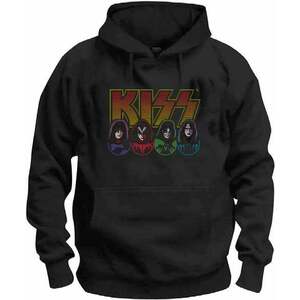 Kiss Hoodie Logo, Faces & Icons Black L imagine