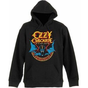 Ozzy Osbourne Hoodie Bat Circle Black XL imagine