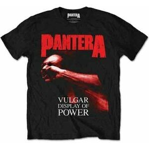 Pantera Tricou Red Vulgar Unisex Black S imagine