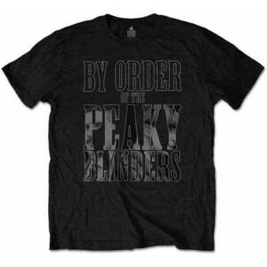 Peaky Blinders Tricou By Order Infill Unisex Black XL imagine