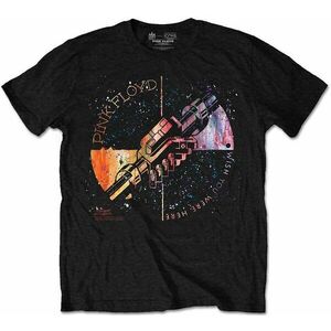 Pink Floyd Tricou Machine Greeting Orange Unisex Black 2XL imagine