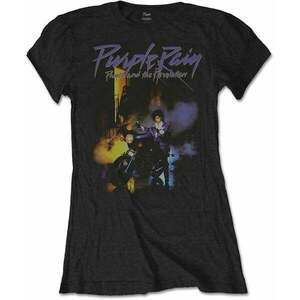 Prince Tricou Purple Rain Womens Black M imagine