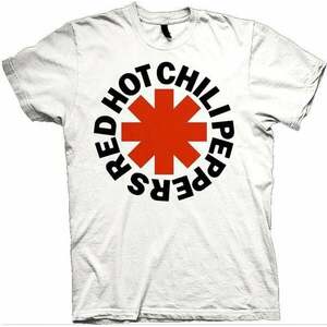 Red Hot Chili Peppers Tricou Red Asterisk Unisex White M imagine