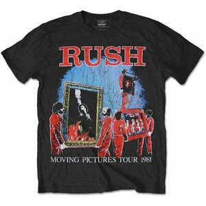 Rush Tricou 1981 Tour Unisex Black L imagine