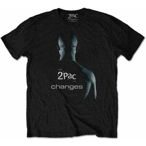 2Pac Tricou Changes Unisex Black M imagine