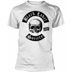 Black Label Society Tricou Skull Logo White 3XL imagine