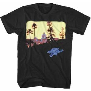 Eagles Tricou Hotel California Unisex Black L imagine