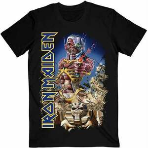 Iron Maiden Tricou Somewhere Back in Time Unisex Black S imagine