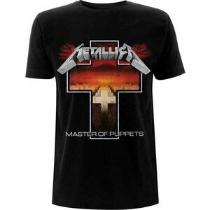 Metallica Tricou Master of Puppets Cross Unisex Black XL imagine