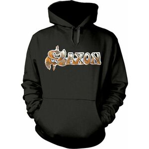 Saxon Hoodie Crusader Black S imagine