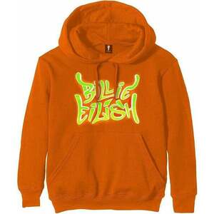 Billie Eilish Hoodie Airbrush Flames Blohsh Orange XL imagine