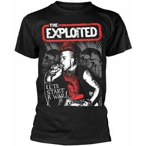 The Exploited Tricou Let's Start A War Black XL imagine