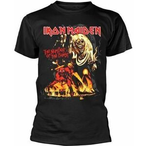 Iron Maiden Tricou Number Of The Beast Graphic Unisex Black L imagine