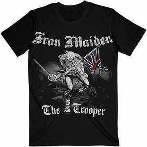 Iron Maiden Tricou Sketched Trooper Unisex Black M imagine